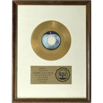 Beatles ’Get Back’ RIAA Gold 45 Award presented to The Beatles- RARE - Record Award