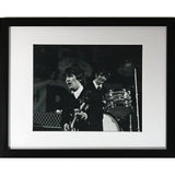 Beatles Rare 1964 First U.S. Tour Photos - 10 Options - #10 George + Ringo / Black / Without Plate - Music Memorabilia