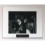 Beatles Rare 1964 First U.S. Tour Photos - 10 Options - #10 George + Ringo / White / With Plate - Music Memorabilia