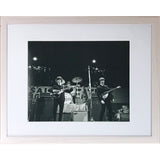 Beatles Rare 1964 First U.S. Tour Photos - 10 Options - #4 John + George + Ringo / White / Without Plate - Music Memorabilia