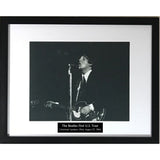 Beatles Rare 1964 First U.S. Tour Photos - 10 Options - #5 Paul 1 / Black / With Plate - Music Memorabilia