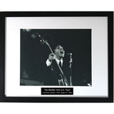 Beatles Rare 1964 First U.S. Tour Photos - 10 Options - #6 Paul 2 / Black / With Plate - Music Memorabilia