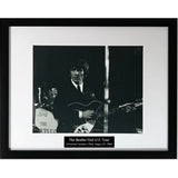 Beatles Rare 1964 First U.S. Tour Photos - 10 Options - #8 George / Black / With Plate - Music Memorabilia