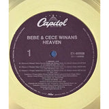 BeBe & CeCe Winans Heaven RIAA Gold Album Award - Record Award