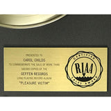 Berlin Pleasure Victim RIAA Gold LP Award - Record Award