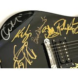 Billy Gibbons Rick Nielsen Kip Winger Bruce Kulick + 6 80s Rock Icons Signed Guitar - Guitar