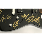 Billy Gibbons Rick Nielsen Kip Winger Bruce Kulick + 6 80s Rock Icons Signed Guitar - Guitar