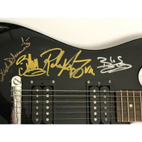 Billy Gibbons Rick Nielsen Kip Winger Bruce Kulick + 6 80s Rock Icons Signed Guitar - Guitar