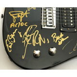 Billy Gibbons Rick Nielsen Kip Winger Bruce Kulick + 7 80s Rock Icons Signed Guitar - Guitar