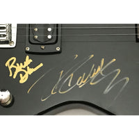 Billy Gibbons Rick Nielsen Kip Winger Bruce Kulick + 7 80s Rock Icons Signed Guitar - Guitar