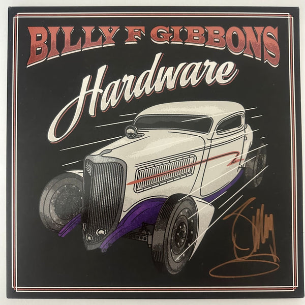 Billy Gibbons (ZZ Top) Hardware Album signed by Gibbons w/BAS COA - Music Memorabilia