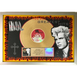 Billy Idol Greatest Hits RIAA Gold Album Award - Record Award