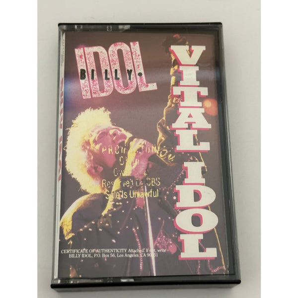 Billy Idol Vital Idol 1987 Compilation Cassette OVT41620 - Media