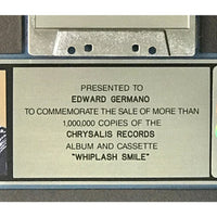 Billy Idol Whiplash Smile RIAA Platinum Album Award - Record Award