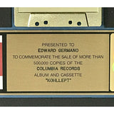Billy Joel Kohuept RIAA Gold Album Award - Record Award