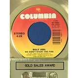 Billy Joel ’We Didn’t Start The Fire’ RIAA Gold Single Award - Record Award