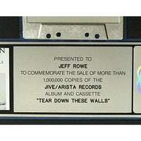 Billy Ocean Tear Down These Walls RIAA Platinum Album Award - Record Award