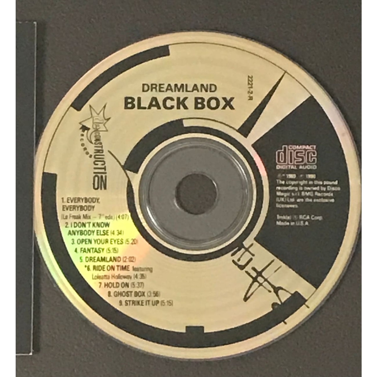 musicgoldmine.com - Black Box Dreamland RIAA Gold Album Award ...