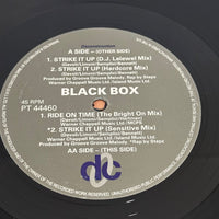 Black Box ’Strike It Up’ Remixed 12’’ Single 1991 UK Import PT44460 - Media