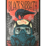 Black Sabbath 2016 Concert Poster - Framed - Poster