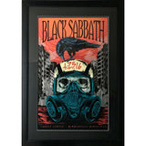 Black Sabbath 2016 Concert Poster - Framed - Poster