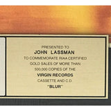 Blur self-titled RIAA Gold Album Award - Record Award