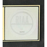 Bob Dylan Love And Theft RIAA Gold Album Award - Record Award
