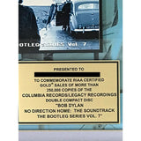 Bob Dylan No Direction Home: The Soundtrack RIAA Gold Album Award - Record Award
