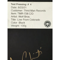 Bob Weir & Wolf Bros Album Test Pressing signed by Bob Weir Don Was +2 w/BAS LOA Music Memorabilia Collage