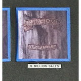 Bon Jovi New Jersey RIAA 5x Multi-Platinum Album Award - Record Award