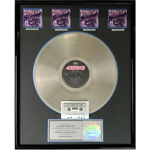 musicgoldmine.com - Bon Jovi Slippery When Wet RIAA 4x Multi