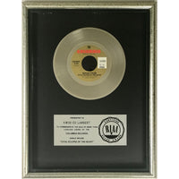 Bonnie Tyler Total Eclipse Of The Heart RIAA Platinum Single Award - Record Award