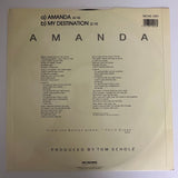 Boston ’Amanda’ 1986 UK Import 12’’ Record MCAS 1091 - Media