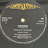 Boston ’Amanda’ 1986 UK Import 12’’ Record MCAS 1091 - Media