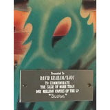 Boston Debut Album 70s Epic Records Award Plaque - Record Award