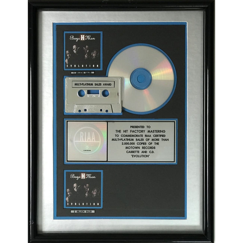 musicgoldmine.com - Boyz II Men Evolution RIAA 2x Multi-Platinum