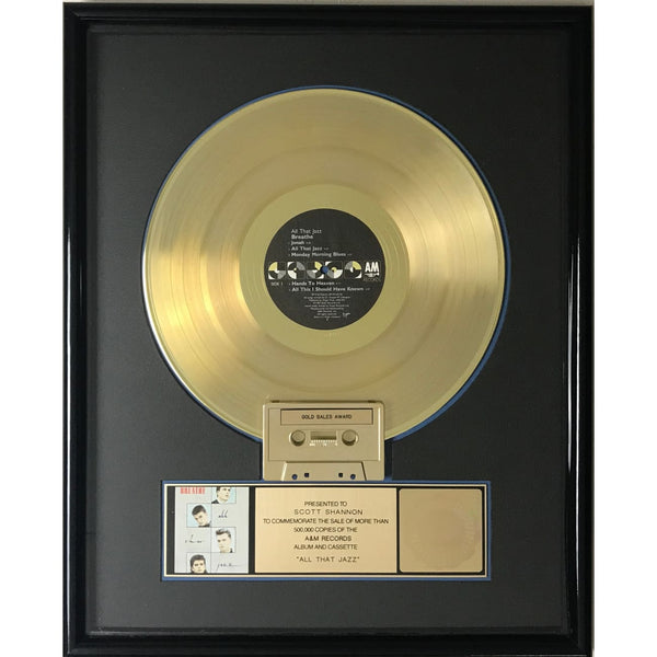 Breathe All That Jazz RIAA Gold Album Award - Record Award