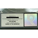 Bryan Adams Waking Up The Neighbours RIAA Platinum Album Award - Record