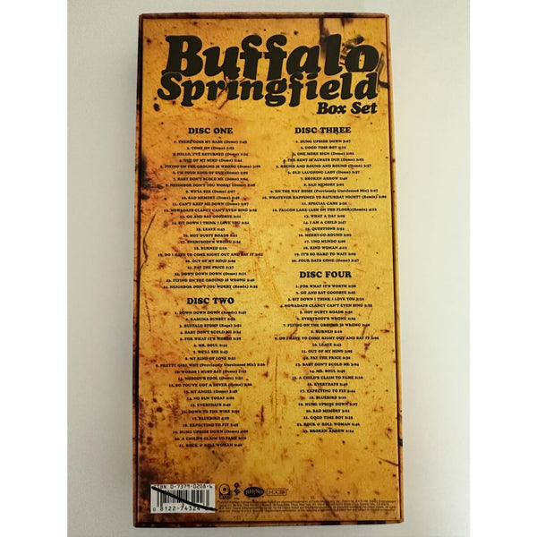 Buffalo Springfield Box Set musicgoldmine.com - Buffalo Springfield Box Set 4-CD R2 74324 (2001 ...