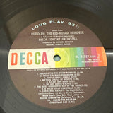 Burl Ives Rudolph The Red Nosed Reindeer 1965 LP DL 34327 - Media