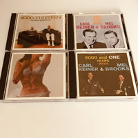 Carl Reiner & Mel Brooks The Complete 2000 Year Old Man 4-CD Box Set 1994 EXC - Media