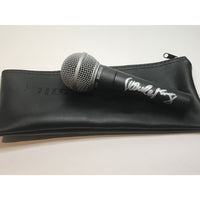 Carole King & Sarah Bareilles Signed Microphone w/BAS LOA - Music Memorabilia Collage