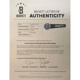 Carole King & Sarah Bareilles Signed Microphone w/BAS LOA - Music Memorabilia Collage
