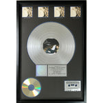 Celine Dion All The Way... A Decade Of Song RIAA 4x Multi-Platinum Album Award - Record Award