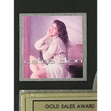 Celine Dion self-titled (1992) RIAA Gold Album Award - Record Award