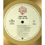 Chaka Khan I Feel For You 1985 Warner Japan Label Award - Record Award