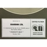 Charley Pride Charley’s Best CRIA Platinum Album Award - Record Award