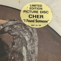Cher ’I Found Someone’ 1987 Picture Disc UK Import GEF 31TP - Media