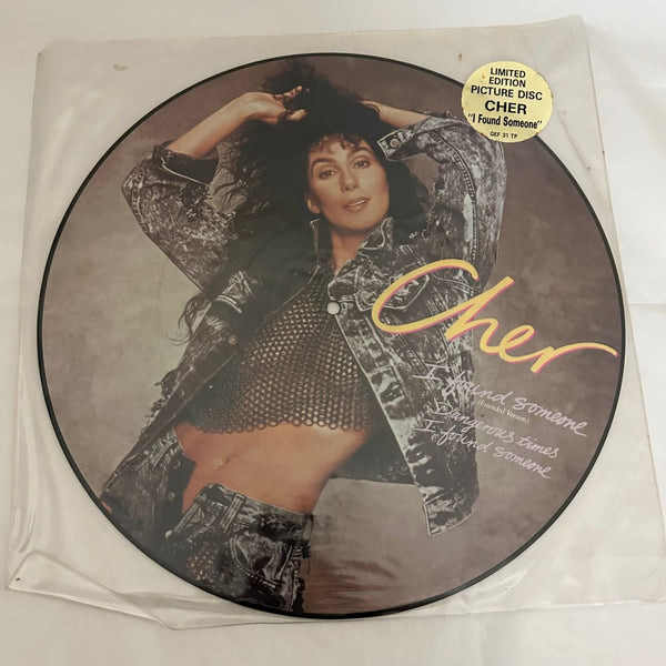 Cher ’I Found Someone’ 1987 Picture Disc UK Import GEF 31TP - Media