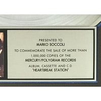Cinderella Heartbreak Station RIAA Platinum Album Award - Record Award